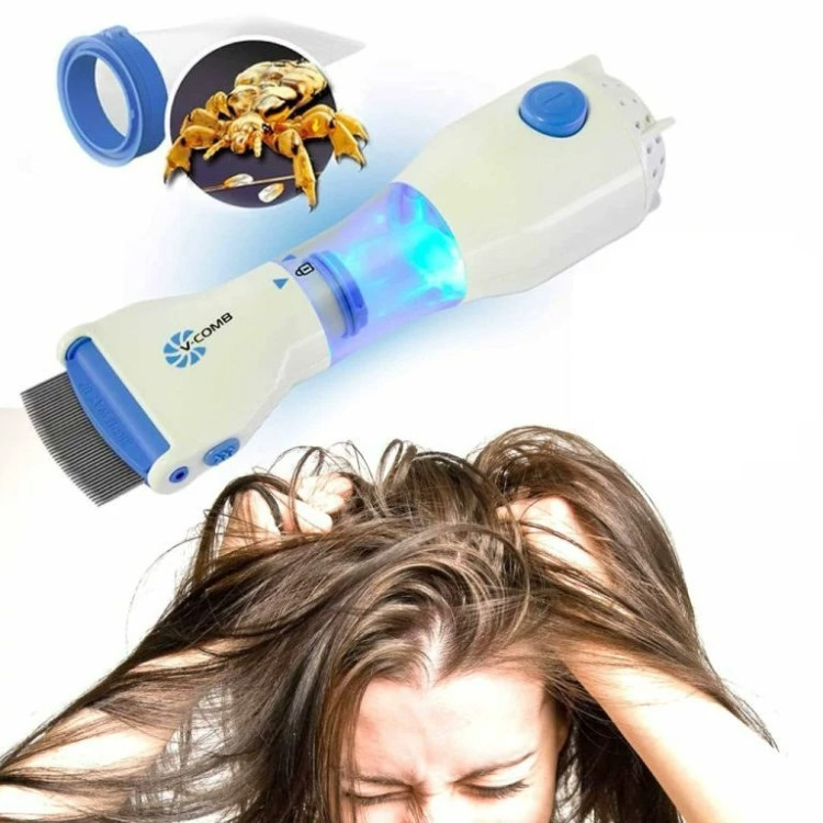 شانه شپش گیر برقی وی کامب V-Comb