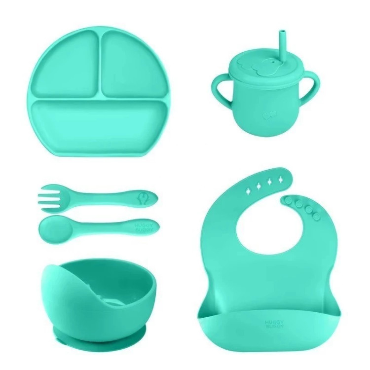 ست ظرف غذا خوری کودک مدل SILICONE