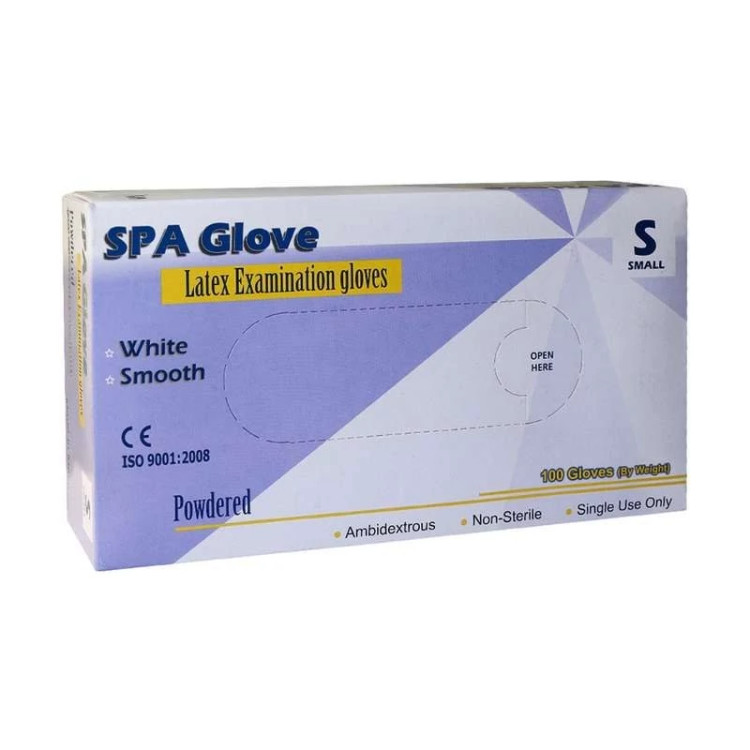 دستکش لاتکس spa ( 100عددی )