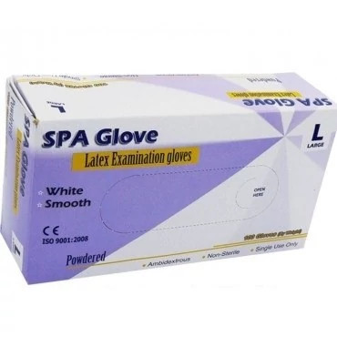دستکش لاتکس spa ( 100عددی )