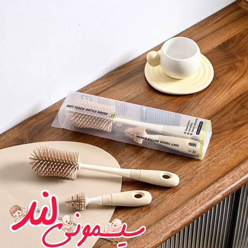 برس شیشه شور سیلیکونی دو تکه مینیمال