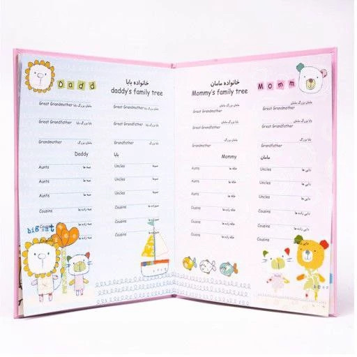 آلبوم خاطرات نوزاد کودک برند LP KIDS