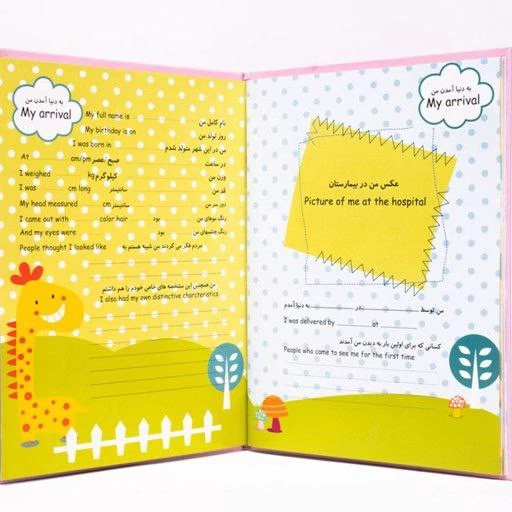 آلبوم خاطرات نوزاد کودک برند LP KIDS