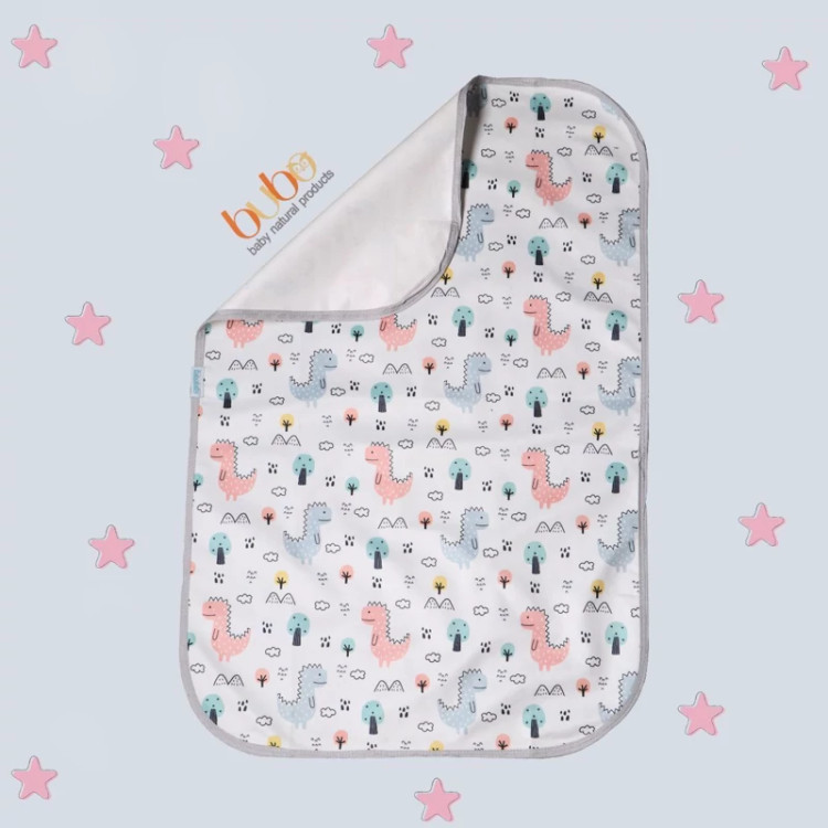 زیر انداز تعویض پوشک تمام چاپ bubo baby
