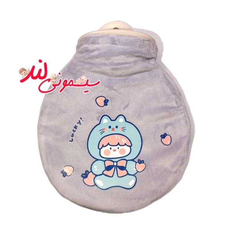 کیسه آب گرم مخمل چاپی وارداتی