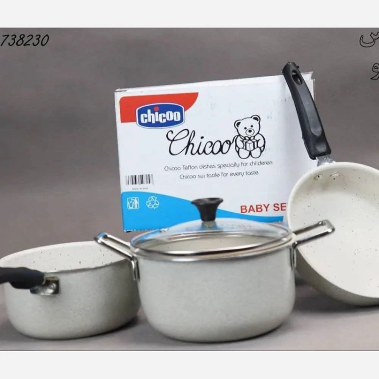 سرویس قابلمه نوزادی گرانیت 4 پارچه chicoo