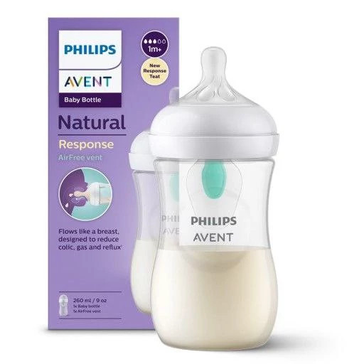 شیشه شیر اونت نچرال ریسپانس 260 میل آنتی کولیک خرسی