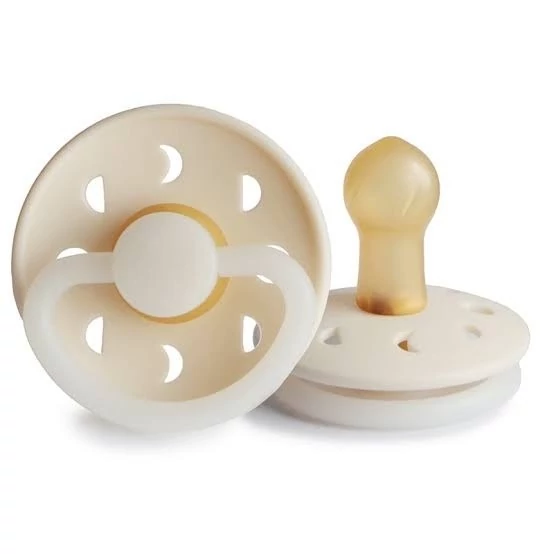 پستانک فریگ FRIGG لاتکس Moon Phase کرم 6-0 ماه