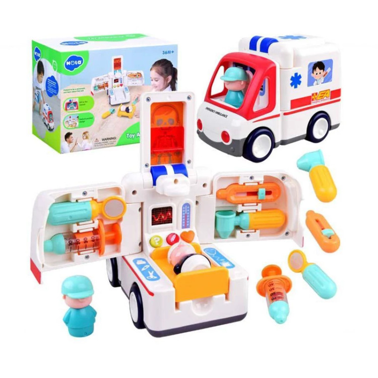 آمبولانس موزیکال هالی تویز Huile toys