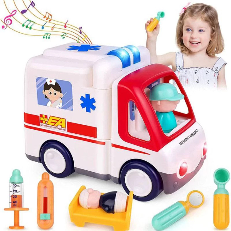 آمبولانس موزیکال هالی تویز Huile toys