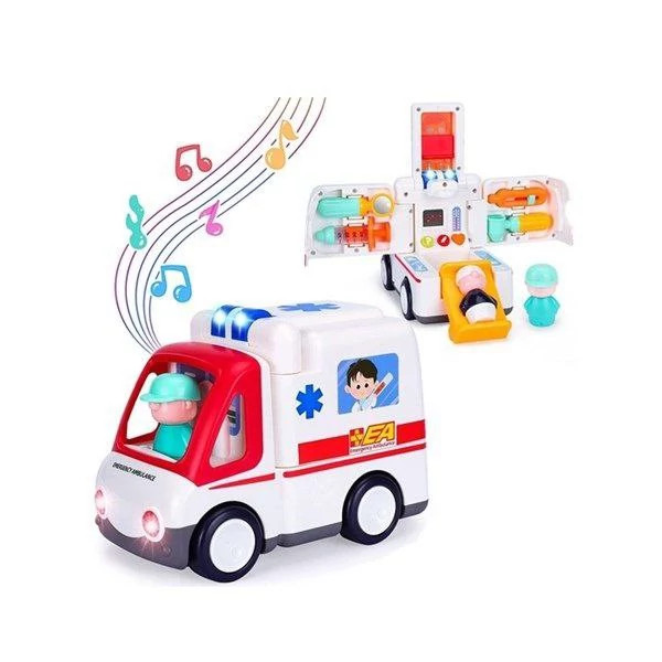 آمبولانس موزیکال هالی تویز Huile toys
