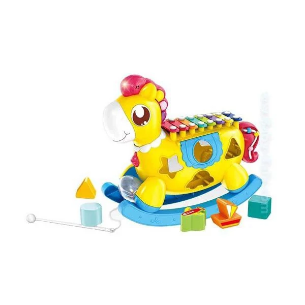 اسباب بازی راکر اسب و بلز به همراه پازل هوش هانگر