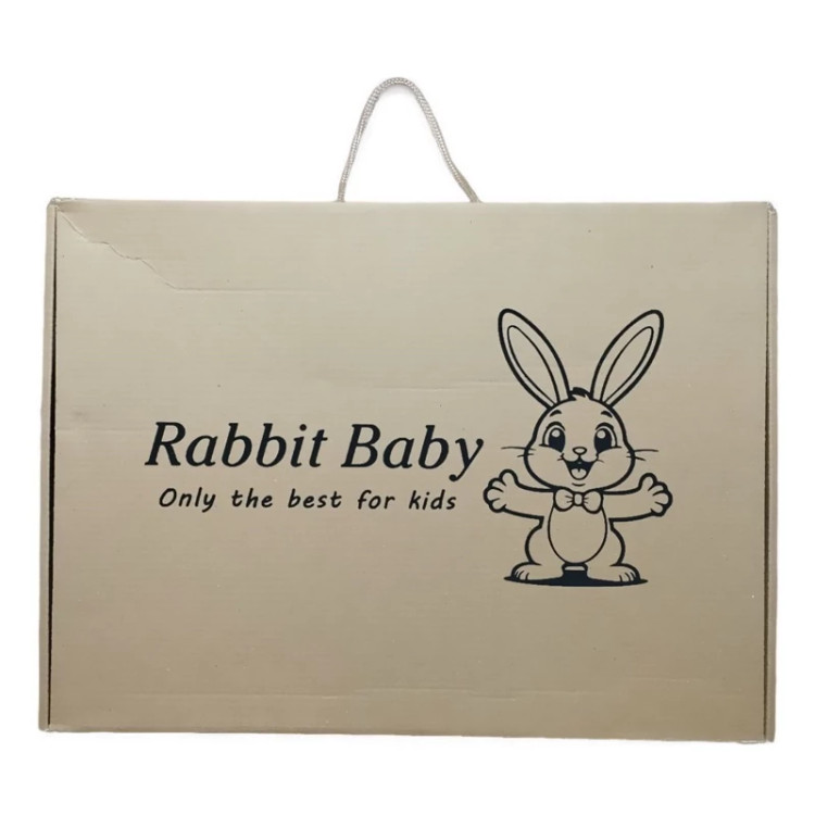 پتو بافت نوزادی کلاه دار rabbit baby