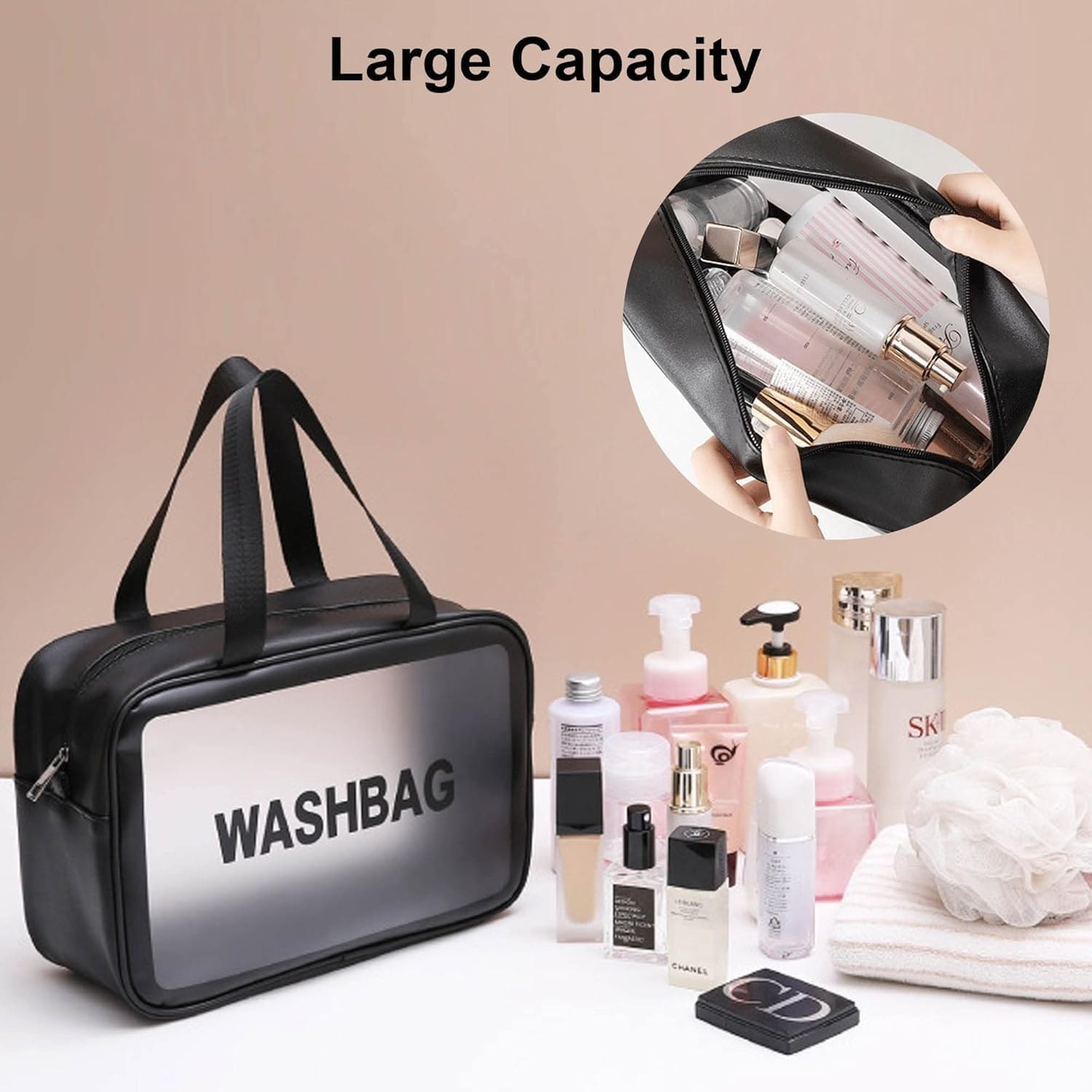 کیف لوازم آرایش 3سایز WashBag