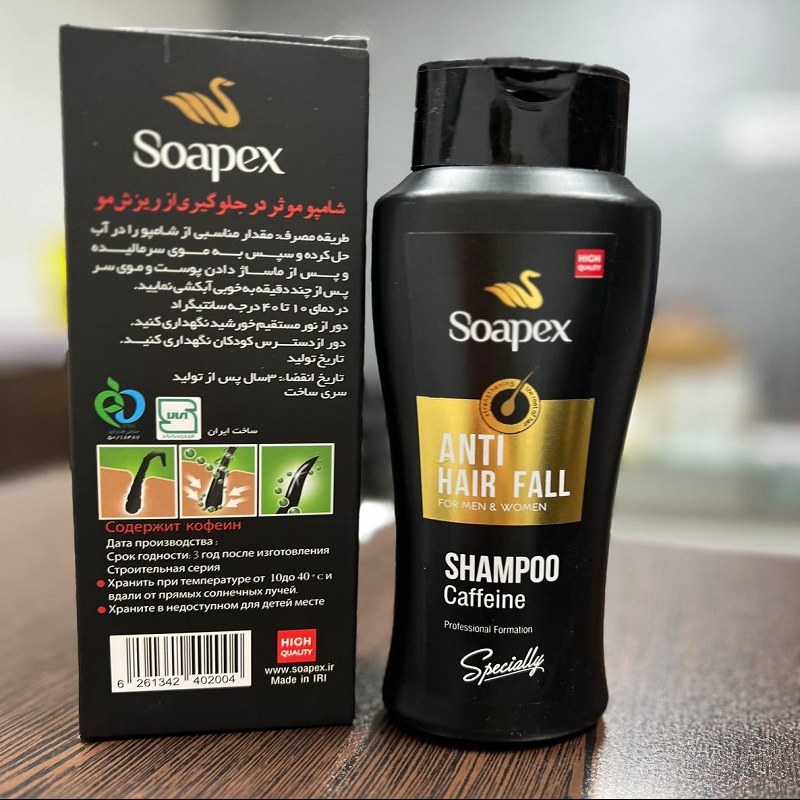شامپو ضد ریزش مو Soapex Caffeine