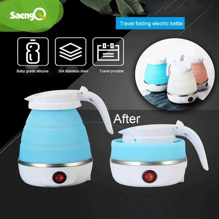 کتری برقی تاشو کتری برقی مسافرتی سلیکونی