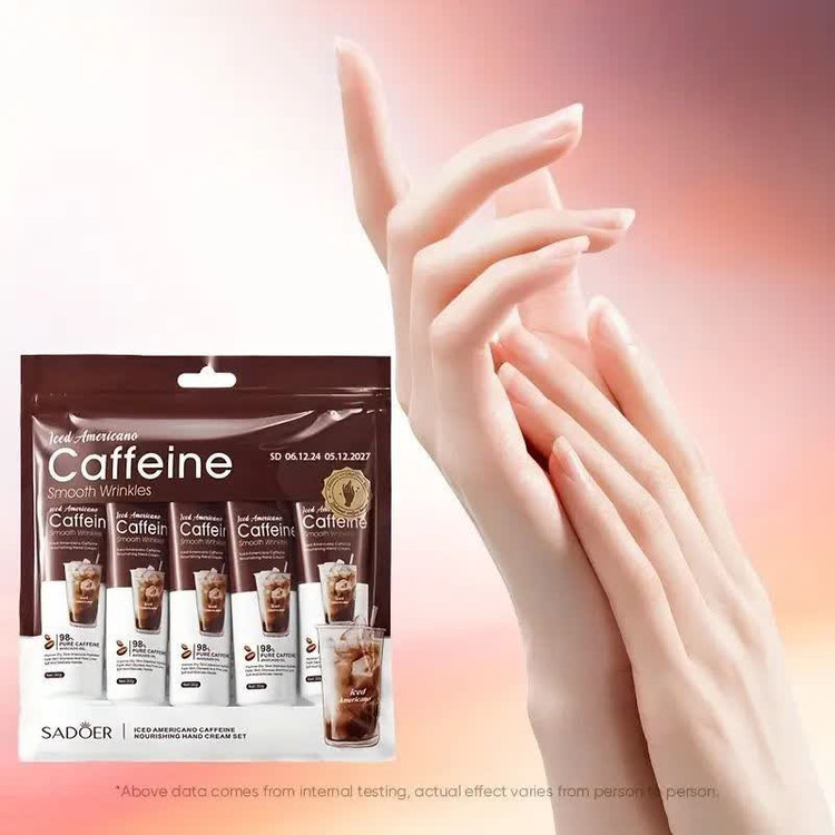 کرم مرطوب کننده و معطر کافئین بسته 5عددی