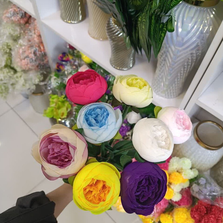 شاخه گل مصنوعی پیونی