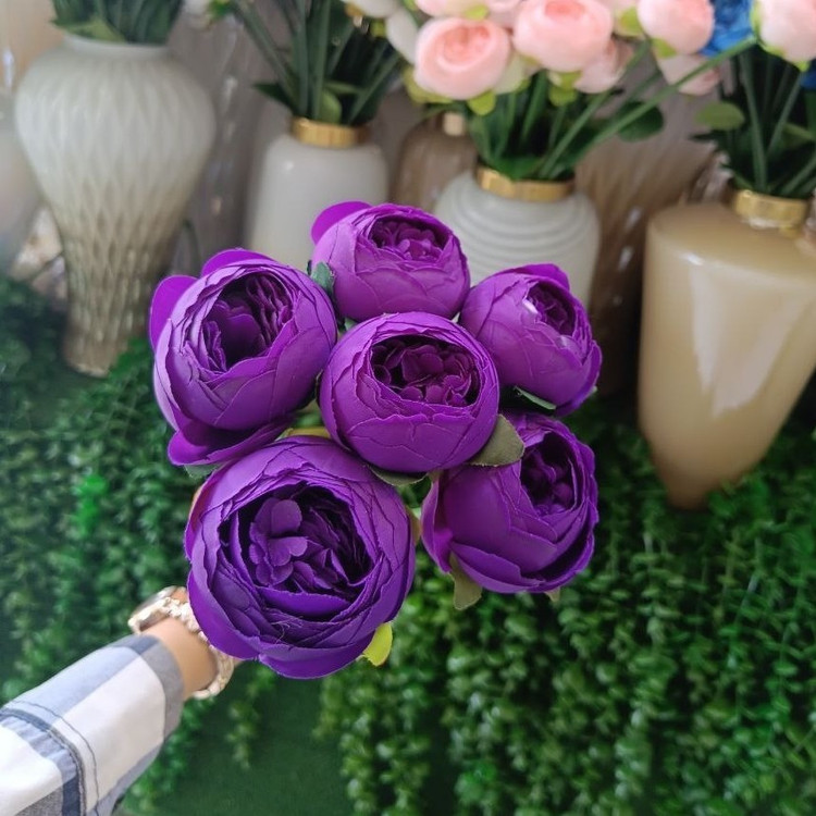 شاخه گل مصنوعی پیونی