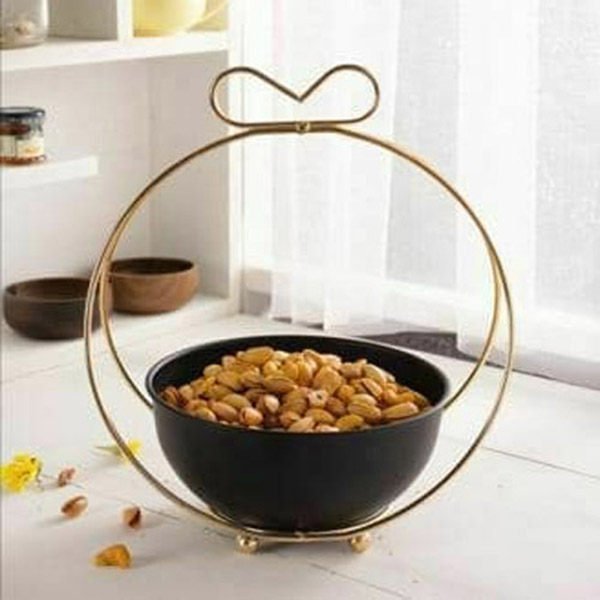 شکلات خوری فلزی طلایی مدل پاپیون