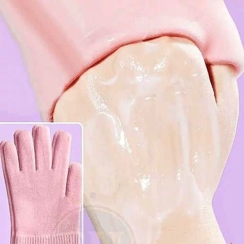 دستکش سیلیکونی ترک دست(رفع کامل ترک دست و نرم کننده قوی و روشن کننده پوست)