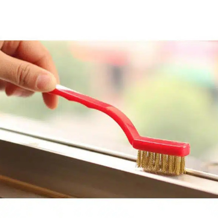 فرچه گاز مسواکی سیمی کوچک برس مسواکی سیمی 3 عددی با زبری متفاوت