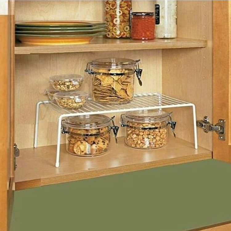 راف فلزی داخل کابینت یک طبقه