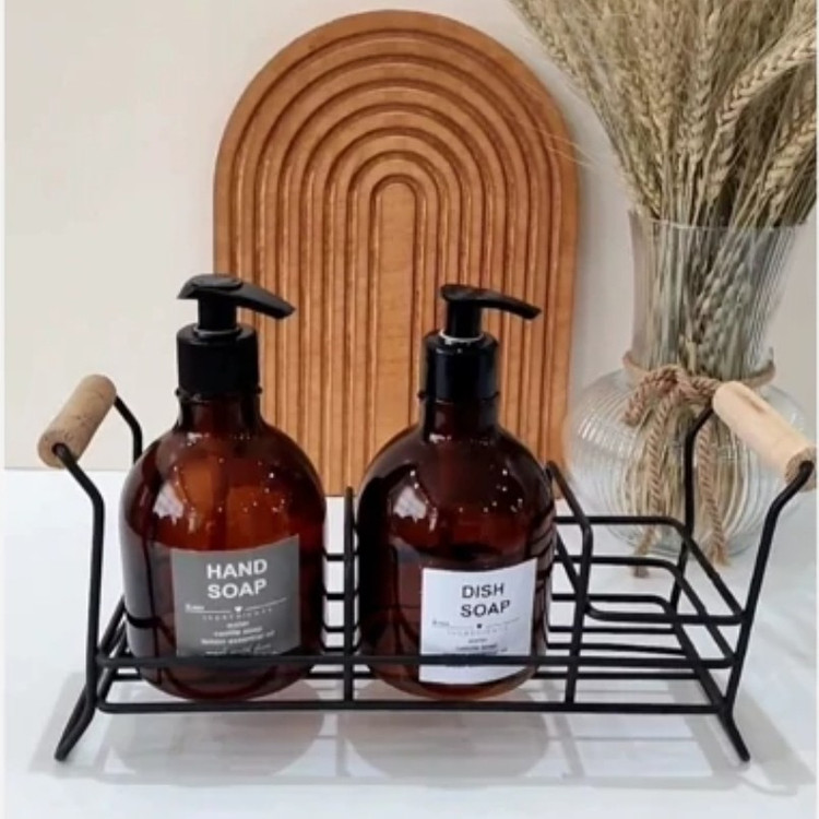 استند (تک بدون جامایع) دو قلو دسته چوبی سالوت