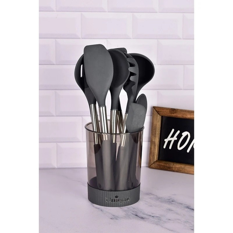ست کفگیر و ملاقه یونیک استیل 10 پارچه un-1165