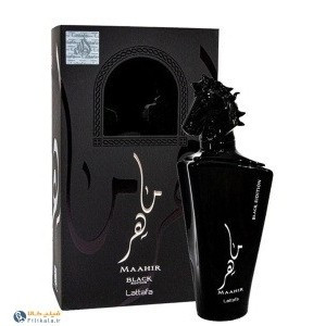 ادوپرفیوم مردانه لطافه مدل Maahir Black Edition با حجم 100 میلیلیتر