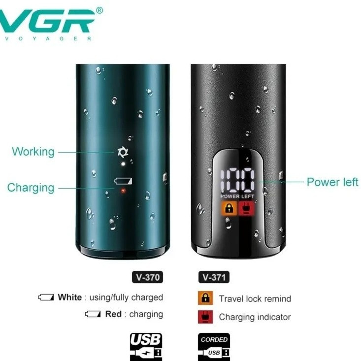 ماشین اصلاح موی صورت وی جی ار مدل V-371