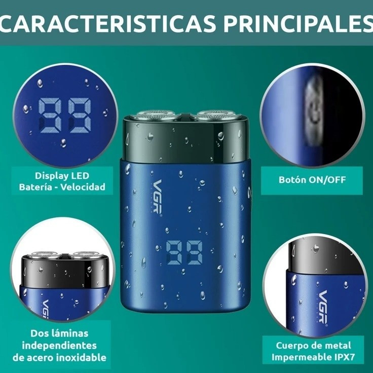 ماشین اصلاح (شیور) صورت وی جی ار مدل V-347