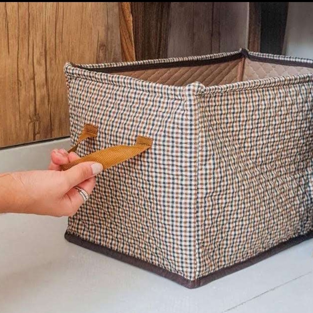 باکس شلوار و لباس 3 لایه اسکلت دار فلزی مای هوم طرح بری بری نظم دهنده لباس