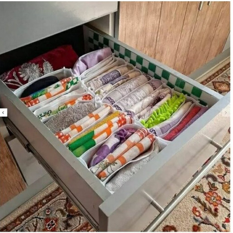 نظم دهنده مای هوم ارگانایزر کشو و کمد مناسب البسه 8 جیب