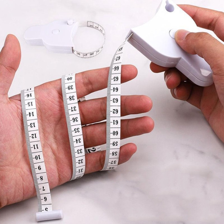 متر خیاطی اندازه گیری بدن مدل قفل دار جمع شو 1.5 متری
