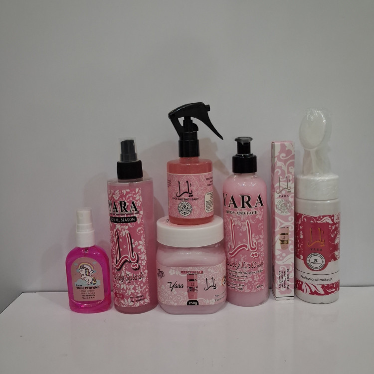 کره بدن یارا به همراه پک 7عددی خوشبو کننده پوست(قیمت مناسب،عرضه مستقیم)