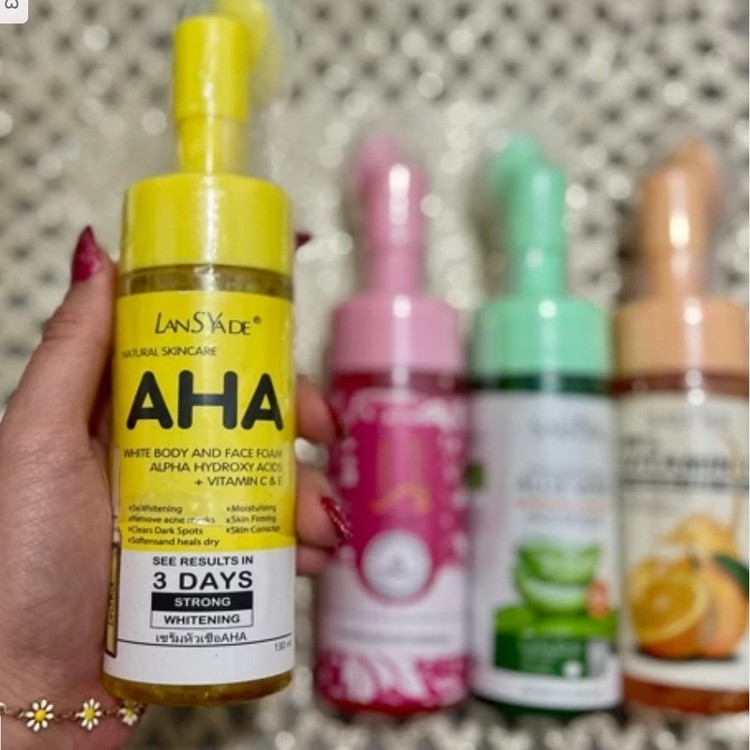 فوم شستشو AHA مناسب پوست چرب ضد لک(قیمت مناسب،عرضه مستقیم)