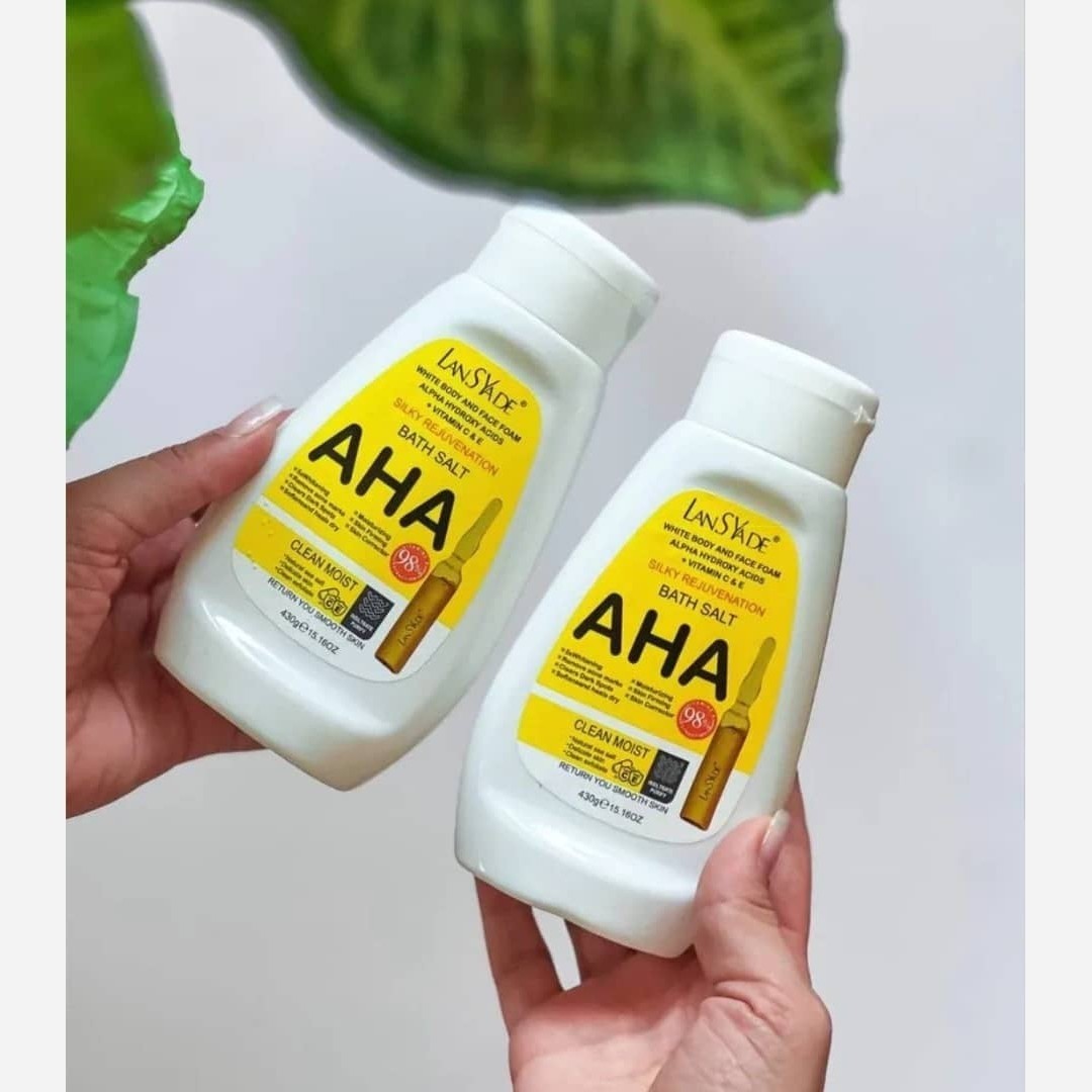 نمک بدن AHAروشن کننده قوی 430گرمی(قیمت مناسب،عرضه مستقیم)