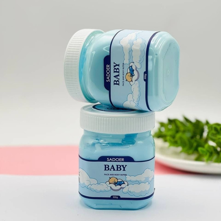 کره بدن بیبی آبرسان و خوشبو کننده 250میل (قیمت مناسب،عرضه مستقیم)